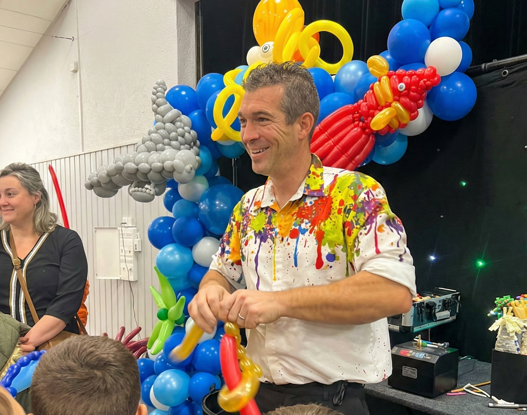 Stand fixe et sculptures spectaculaires